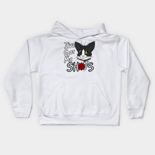 I've Got My Shots (Tuxedo Cat, COVID) Kids Hoodie